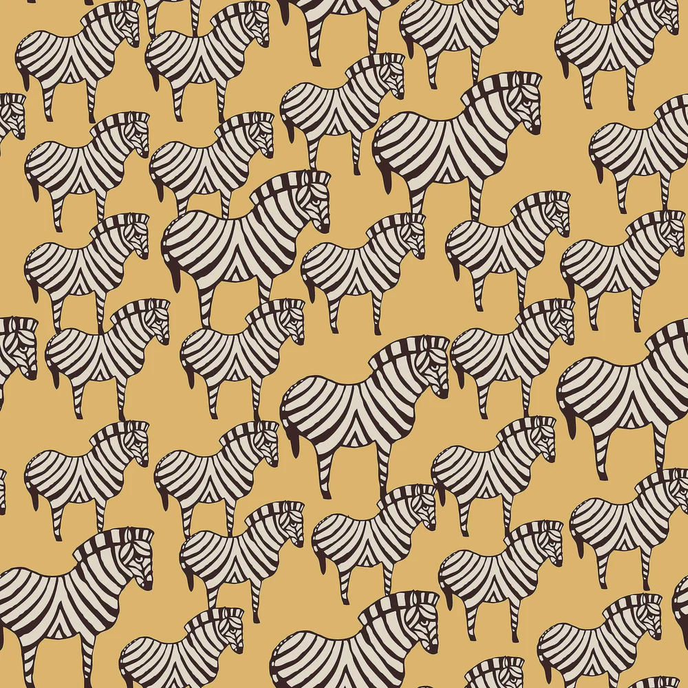 Lisa larson Zebra Geel