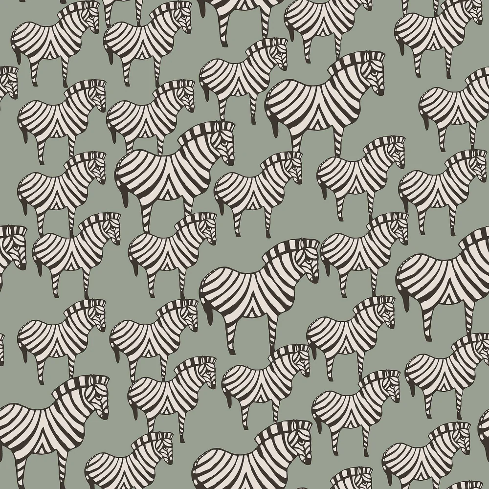 Lisa larson Zebra Groen