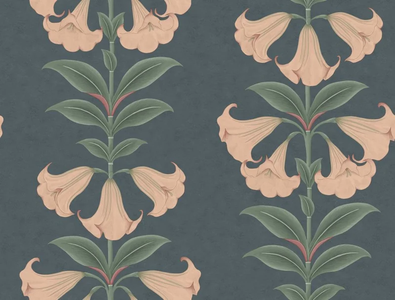 Angel's Trumpet Coral &Viridian op Inkt