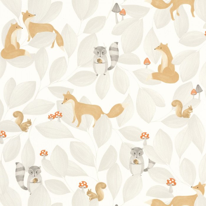 Woodlands friends Gris duvet