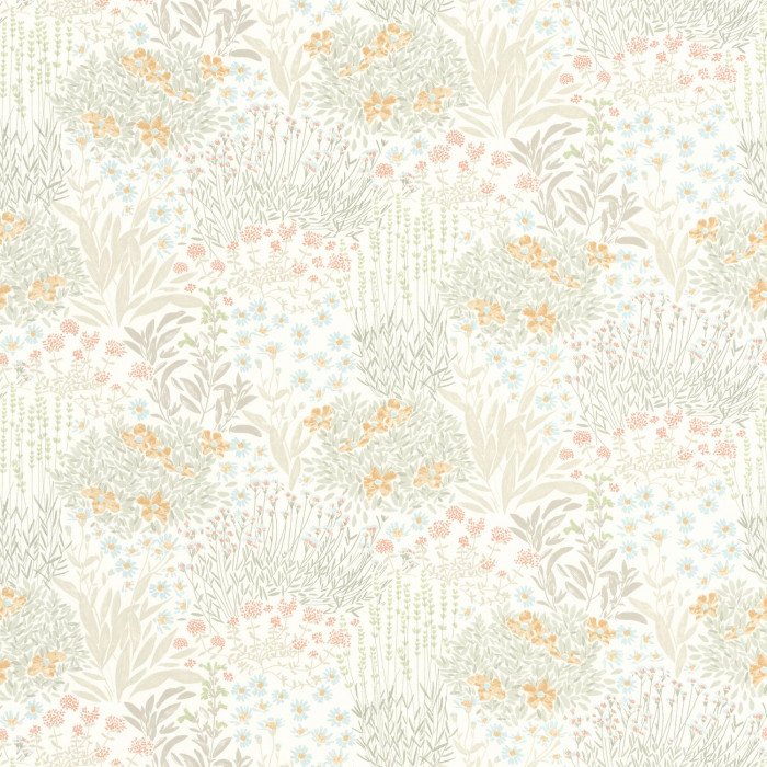 Flowered grove Vert amande