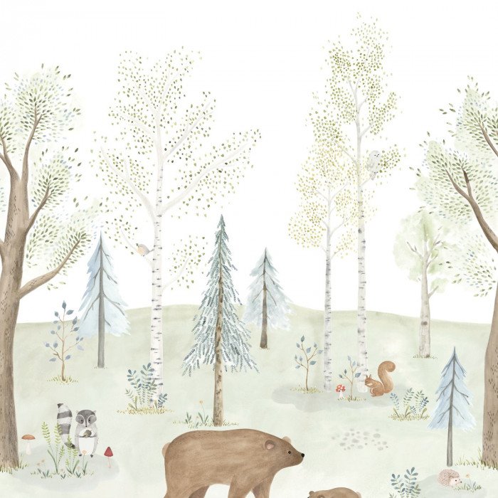 The enchanted forest with bear M