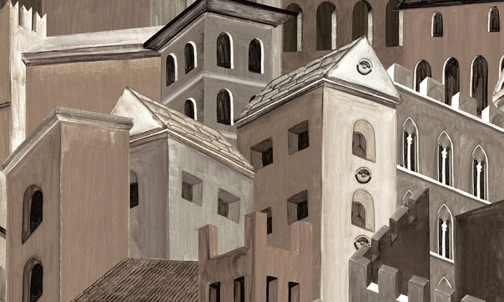 Citt&agrave; di Castello Sepia