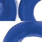 Not a circle Bleu indigo