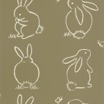 Funny bunny Vert kaki