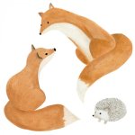 Decor pre-encolle fox Roux