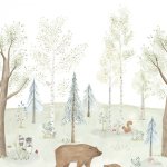 The enchanted forest with bear M