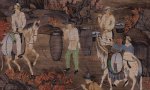 Toile de Tibet Rust