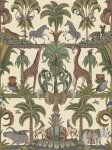 Afrika Kingdom Olijfgroen & Lentegroen op Cr&egrave;me