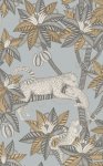 Satara Leisteen & Witte Mica op Print Room Blauw